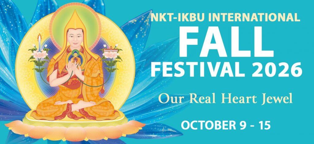 Banner for the Kadampa Fall Festival 2025