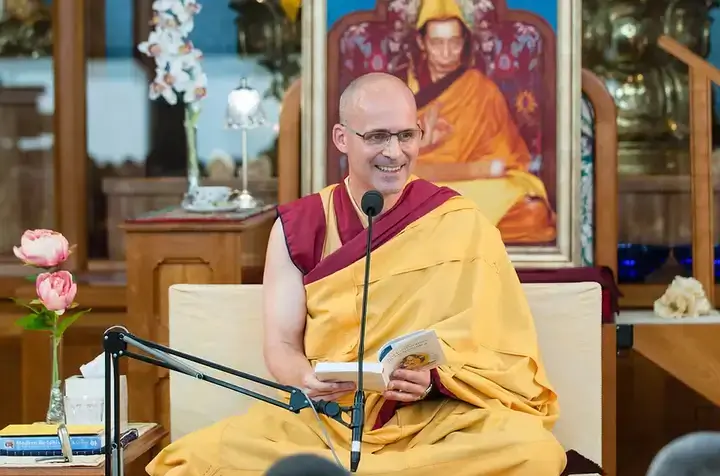 Buddhist Monk Gen-la Jampa - the General Spiritual Director of the New Kadampa Tradition